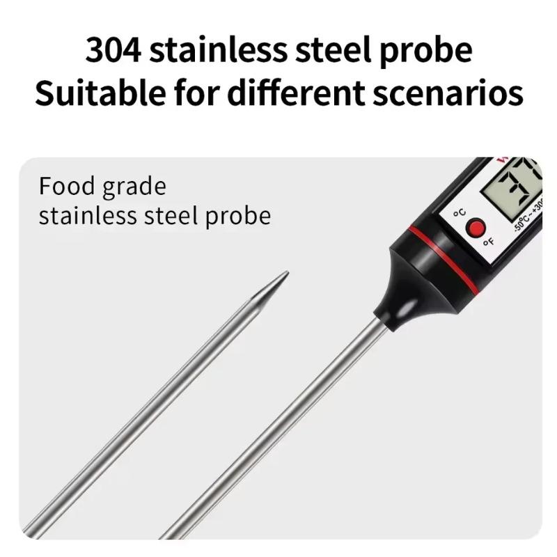 Digital Meat Thermometer Cooking Food Kitchen BBQ Probe Water Milk Oil Liquid Oven Digital Temperaure Sensor Meter TP101