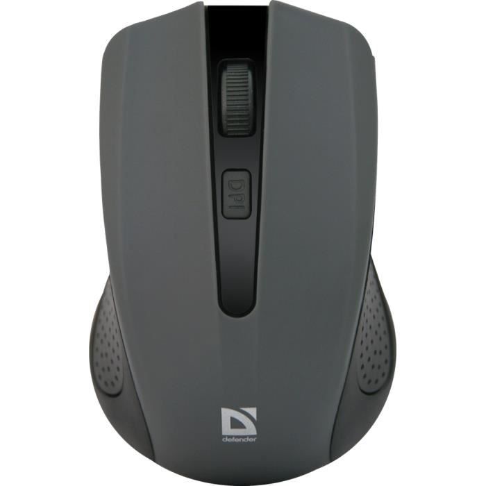 Souris sans fil Defender MM-935 - Ambidextre - Optique - 1600 DPI - Gris