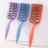 Massage Comb Hollow Out Hair Brush Detangling Brush Hair Styling Brush Curly Hair Brush Hair Comb for Dry and Wet Hair