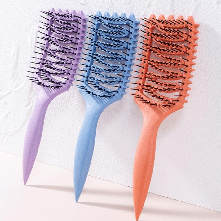 Massage Comb Hollow Out Hair Brush Detangling Brush Hair Styling Brush Curly Hair Brush Hair Comb for Dry and Wet Hair