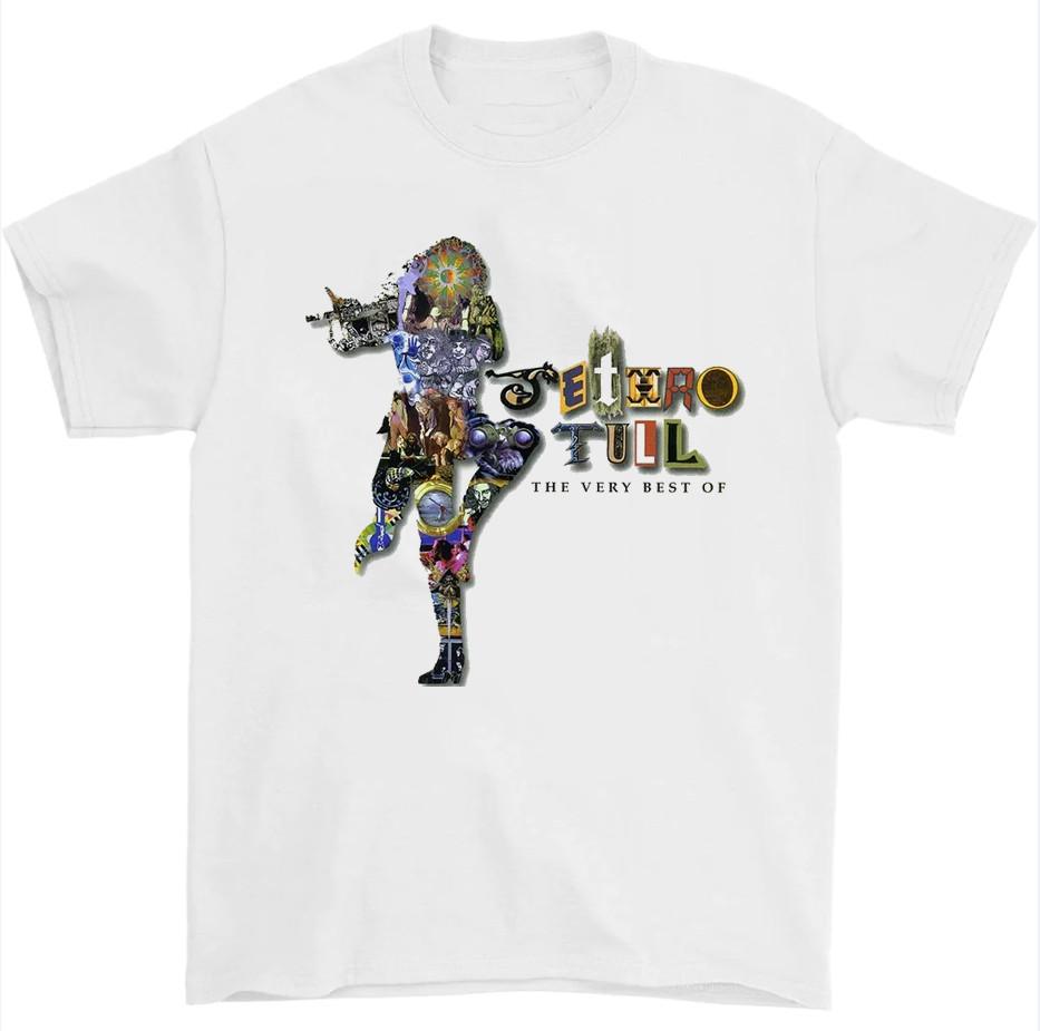 The Very Best of Jethro Tull White Cotton T Shirt Full Size S-5XL Unisex T-Shirt XL