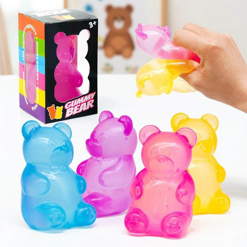 Jellyfish Squishy Nee Dooh Octopus Squishy Toys Asmr Squishy Stress Ball Glitter Jelly Slow Rebound Decompression Tool