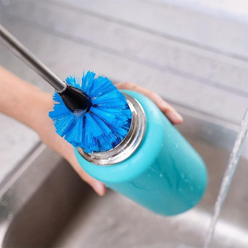 

An Ultimate 3-in-1 Water Bottle Cleaning Brush Set-suitable For Thin Neck Bottles, Sports Water Bottles, Coffee Cups, Thermos Cups And Flasks!