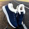 Winter Fashion Plush Walking Flats, Sports Shoes, Women'S Casual Shoes