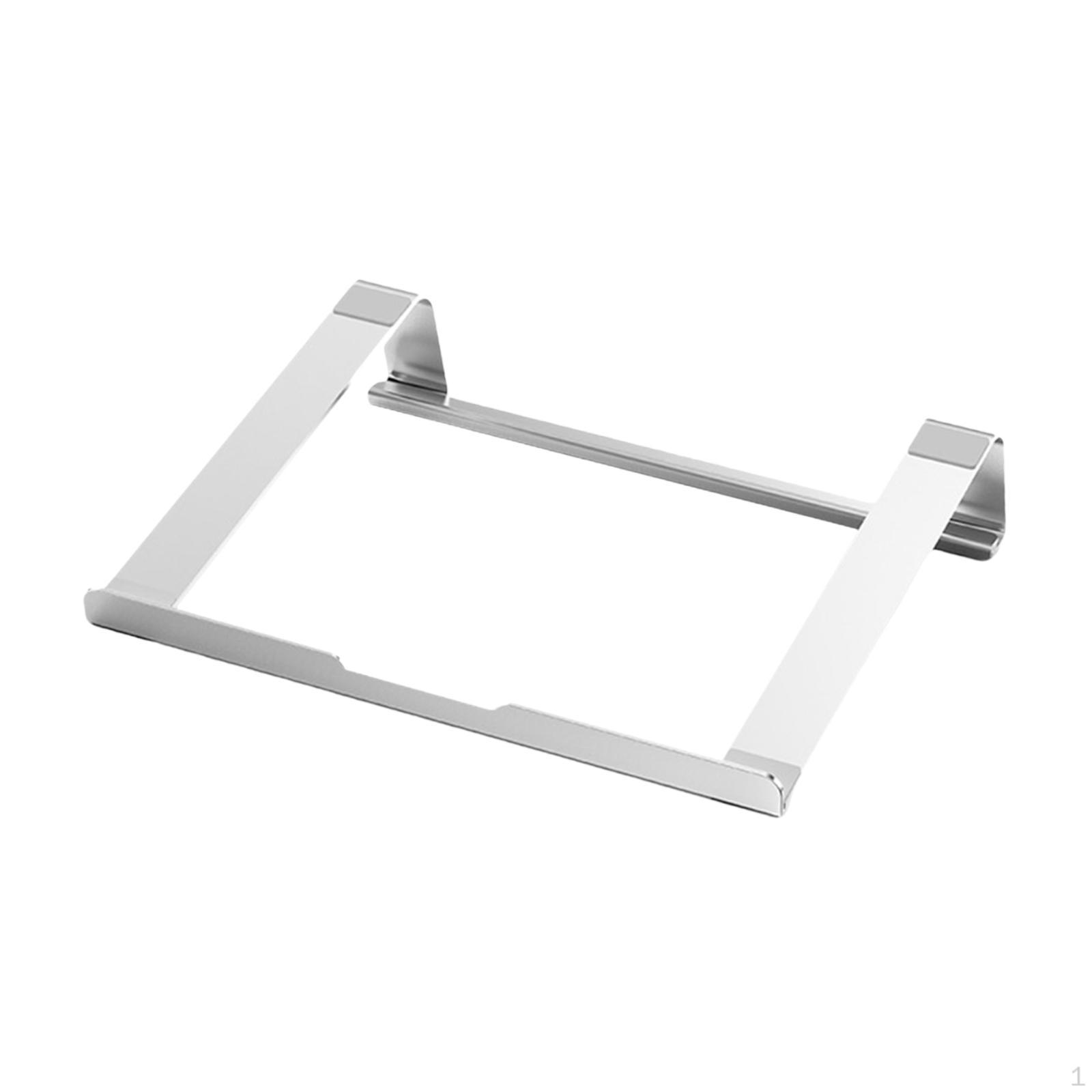 

Base Laptops Elevator Space Saving Multifunctional Hollow Design Portable Non Slip Unique срібний