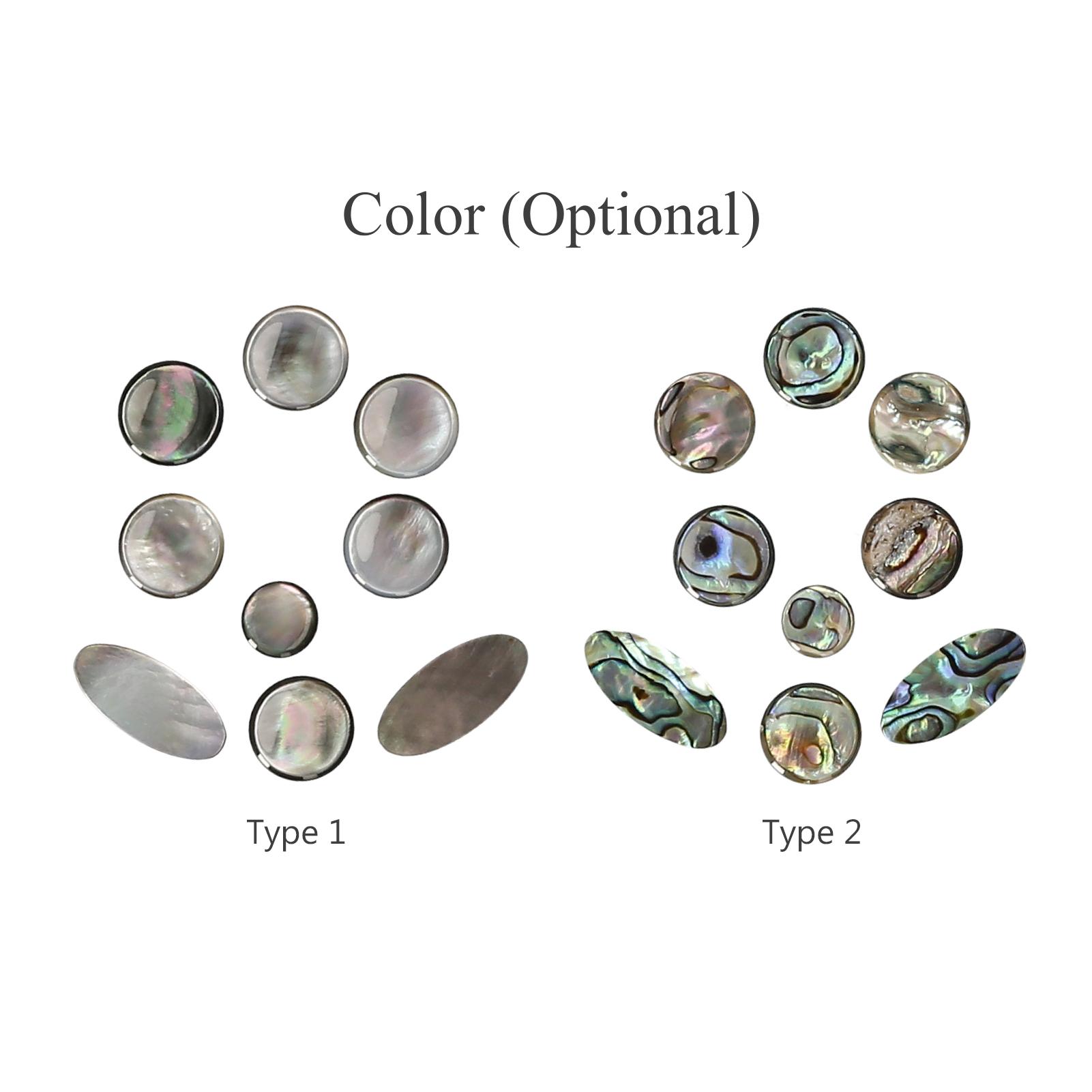 Painter 9Pcs Saxophone Buttons Shell Material Set Of 9Pcs Sax Key Buttons For Alto Saxophone