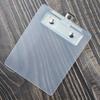 5Pcs Mini Transparent Clipboard Small File Folder Organizer Writing Paper Holder Clip Board Stationery Office School Supplies