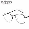 New retro ultra-light flat glasses, round glasses frame, can be equipped with myopia glasses frame tee