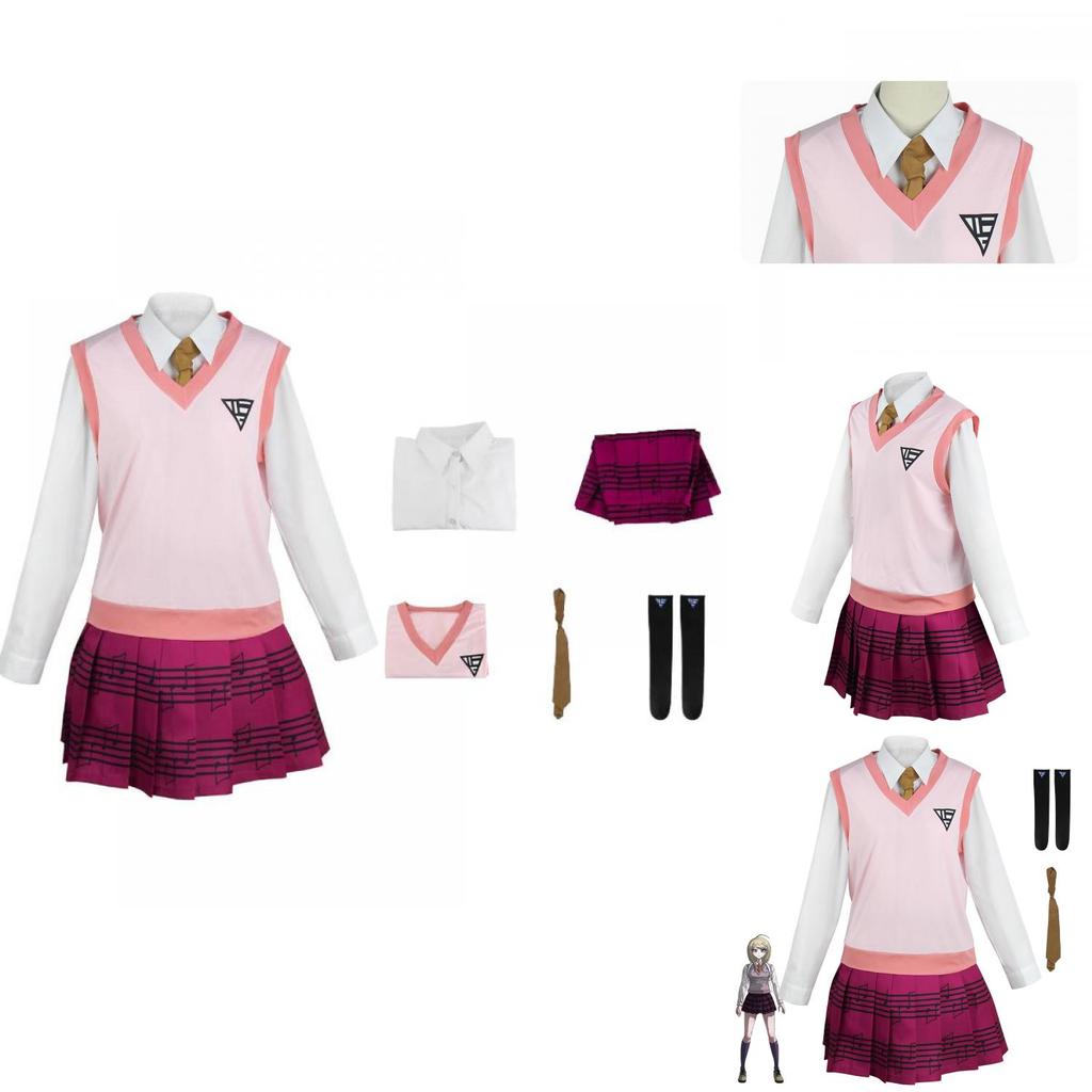 Danganronpa V3 Cosplay Costume For Women With Cotton Fabric For Anime Role Play