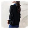 Navava Men Casual Fleece Long Sleeve Collar Sweatshirt Nt2031