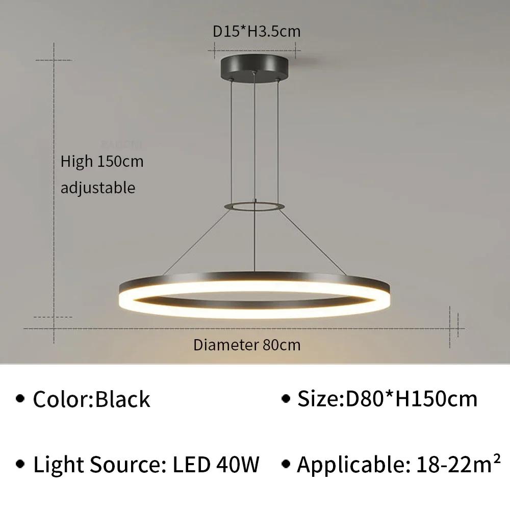 Lămpi Pendante LED Moderne Pentru Living, Sală de Mese, Hol, Dormitor, Lustră de Plafon, Corp de Iluminat pentru Decorarea Interioară a Casei