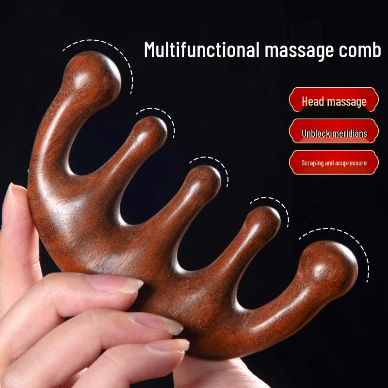 SPACEXPERT Scalp Massage & Gua Sha Comb Set, 5-Pack