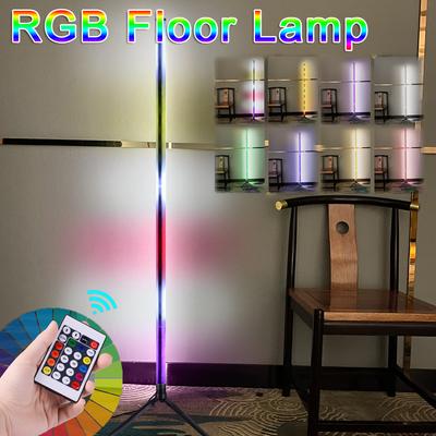 Lampă de podea RGB LED de colț Control de la distanță prin aplicație inteligentă Lumină de podea modernă Lumină de stat caldă atmosferică Decorațiune pentru casă Lampă de masă