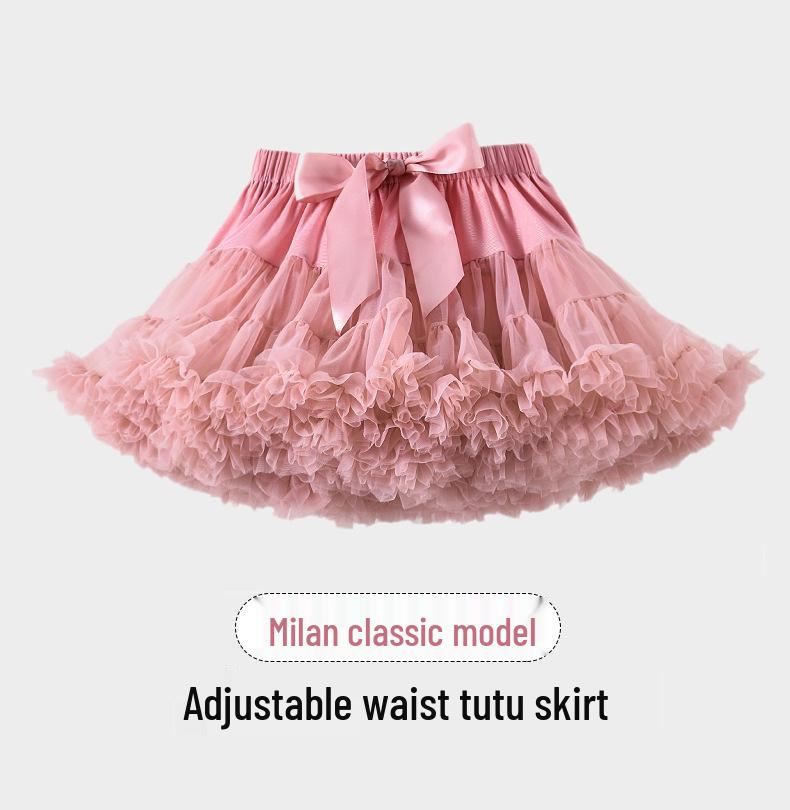 Children's Princess Mesh Tutu Dress - Soft, Puffy, Breathable Skirt for Girls