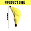 Copricapo a Forma di Banana Riutilizzabile Morbido Velluto Chiusura Sicura a Velcro Per Eventi Cosplay e Riunioni Festive