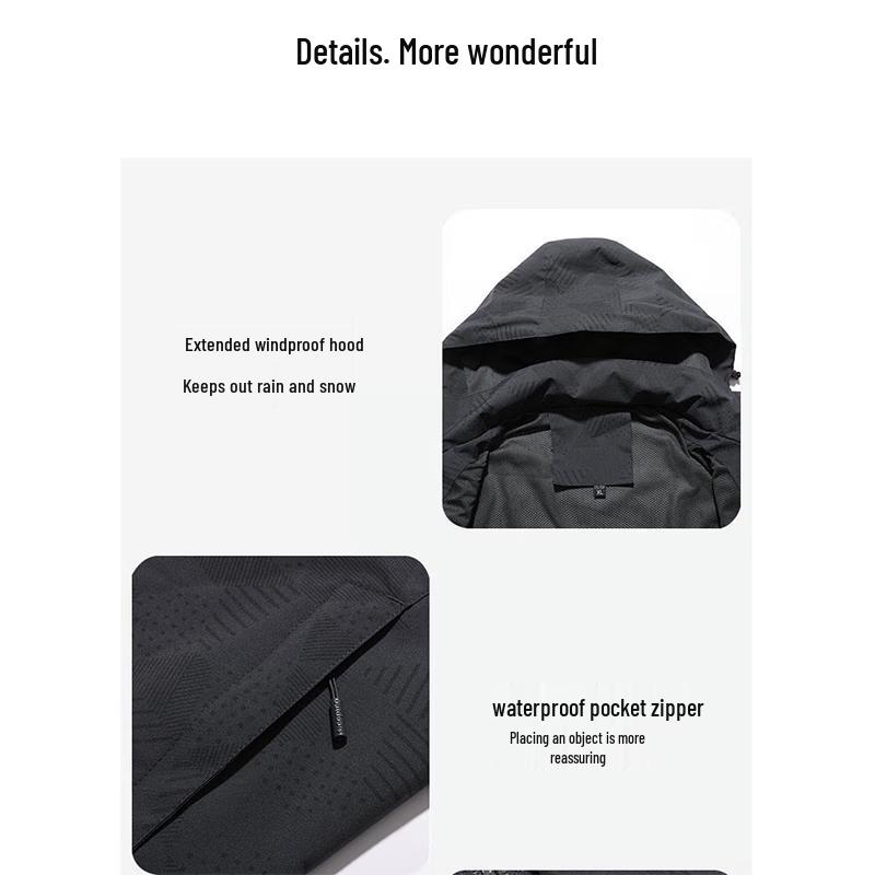 LAORENTOU Men's Windproof Waterproof Outdoor Sport Jacket