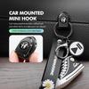 4pcs Car Paste Hooks USB Storage Hanger Interior Accessories For Alfa Romeo 159 Giulietta Giulia 147 Mito 156 159 166 GT Stelvio zq9