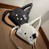 Cute Cartoon Kitty Handbag New Women's Shoulder Bag Crossbody Bag Large Capacity Commuter Tote Bag Solid Color Women Handbag