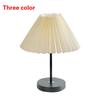 Lampada da tavolo plissettata nordica fai da te pieghevole USB arte atmosfera camera da letto scrivania comodino luce notturna decorazione casa lampada da tavolo