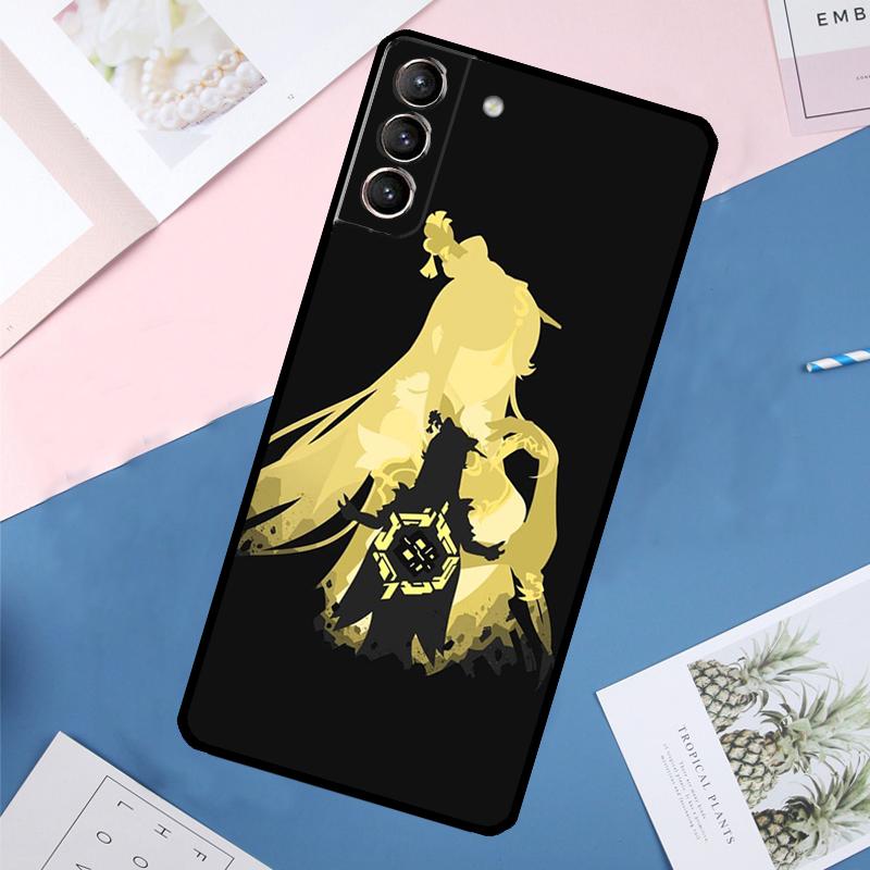 Genshin Impact Game Case For Samsung Galaxy S25 Ultra S21 S22 S24 S23 Ultra S9 S10 Plus S21 FE S25 FE Back Cover