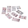 28pcs Halloween Tattoo Stickers Scar Pumpkin Pattern Waterproof Fake Tattoo Stickers