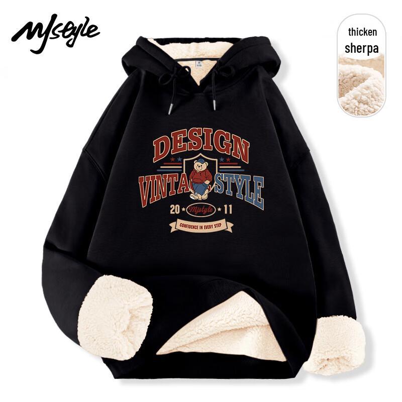 

MJ STYLE Women s Lambswool Lined Hoodie XL