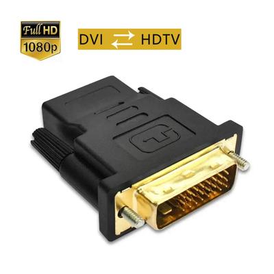 1080P DVI 24 1 zu HDTV-Kompatibel Kabel Adapter DVI Männlich zu Weiblich HDTV Bi-directional Stecker Konverter für PC Laptop TV Box
