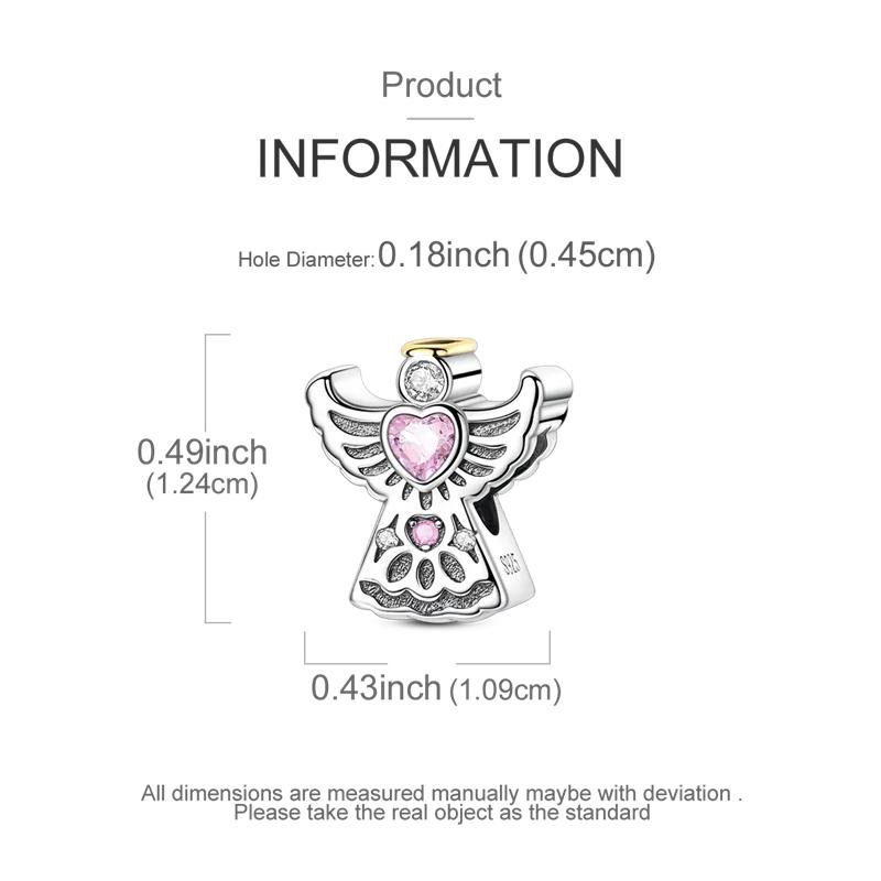 Copper Palm Guardian Eye Angel Heart Charms Beads Fit Original Bracelet Diy Jewelry Pendants Dangle Gift For Woman