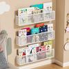 Wall Mounted Metal Kids Bookshelf,Floating Book Shelf For Kids Nursery Classroom,Hanging Book Shelf Organizer For Room Decor
