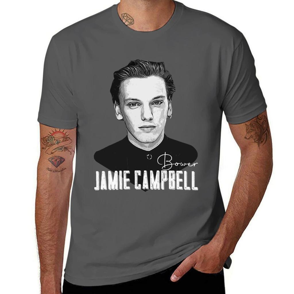 Unisexs Funny Jamie Campbell Bower Awesome For Music Fans Tshirt Breathable Mesh Panel Tshirt