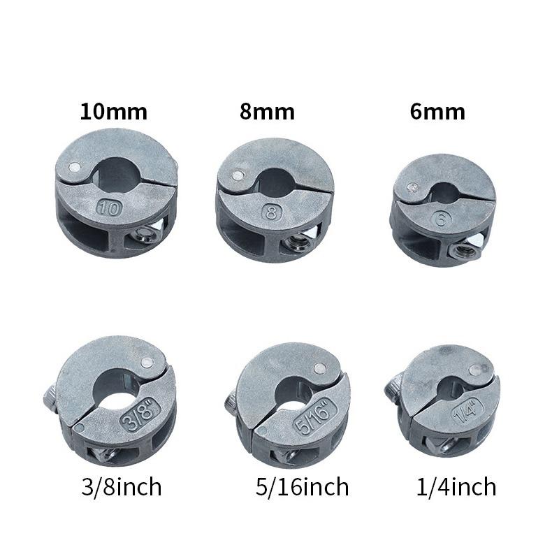 Metric & Imperial Drill Bit Stop Collar Limit Ring Locking Thrust Ring Set for Drill Positioning Woodworking Tool Accessories