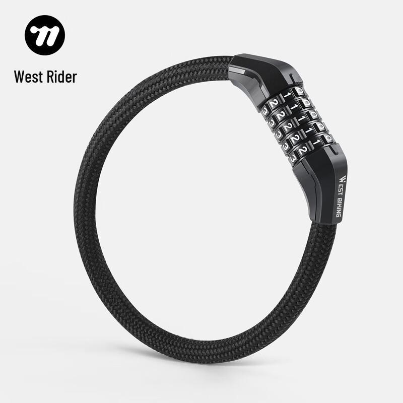 West Rider Bicycle Anti-Theft Combination Cable Lock