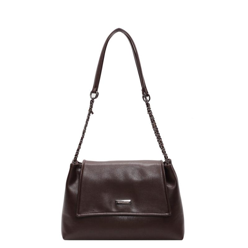 

Fashion Versatile Shoulder Bag Women s New Large-capacity Tote Bag Casual Small Square Bag темно-коричневого