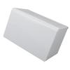 Toilet Paper Holder with Shelf Space Aluminum Waterproof Wall Mounted Tissue Roll Holder Box for Bathroom Kitchen White