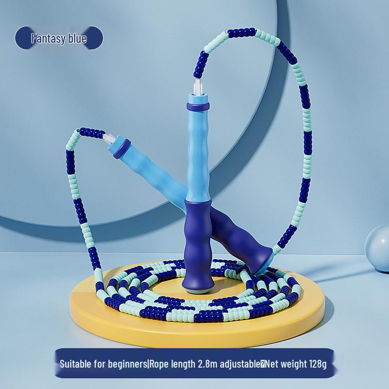 Adjustable Bamboo Jump Rope for Young Beginners - Perfect for Elementary and Kindergarten Students