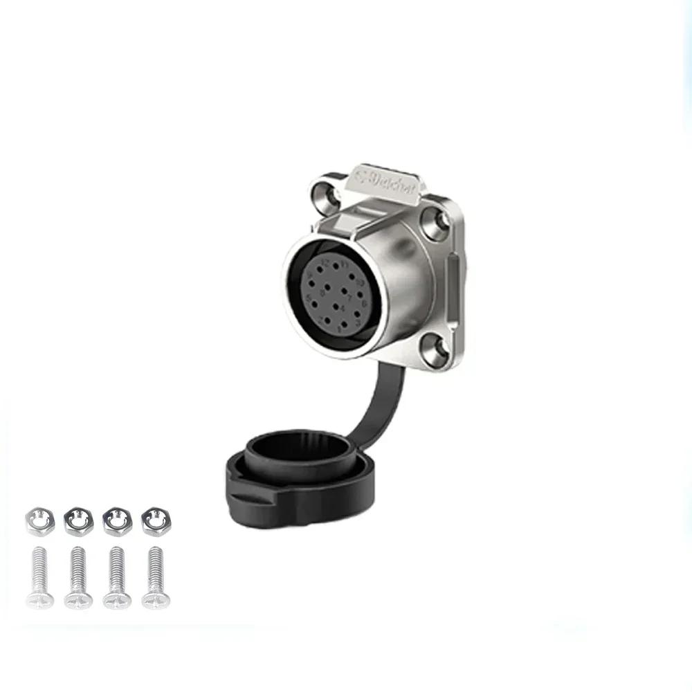 EW-LP20 Waterproof M20 Power Aviation Connector 2 3 4 5 7 9 12 Pin Plug Socket Panel Adapter Industry Signal Rransceiver Radio