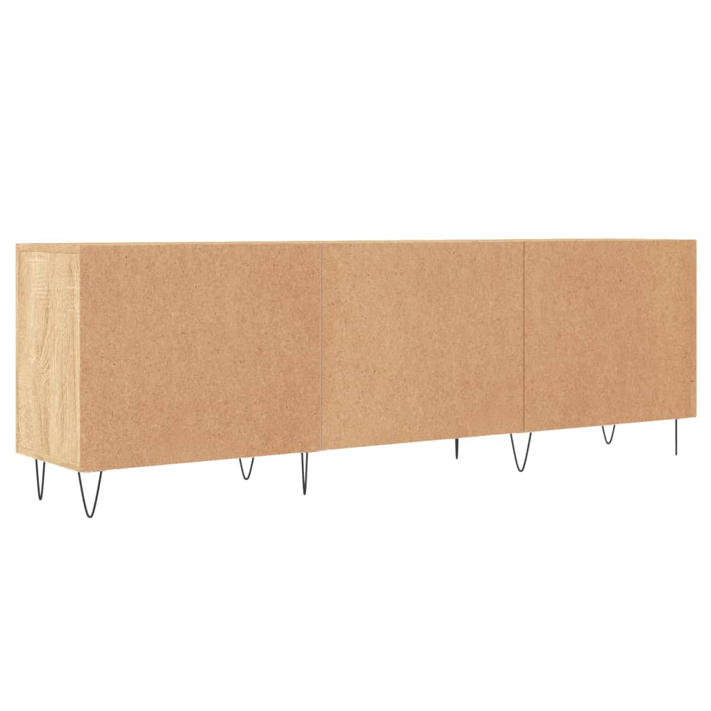TV Cabinet, Sonoma Oak, 150X30X50 Cm, Wood-Based Material