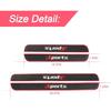 4PCS Car Door Sill Plate Protectors, Auto Door Entry Guards Sill Black/Sport