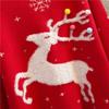 Christmas Sweater Women Christmas Deer Warm Knitted Long Sleeve Sweater Jumper Top Winter Autumn Pullovers
