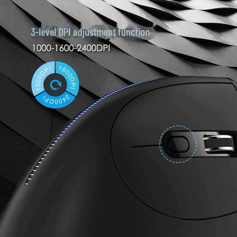 ZELOTES F36A Vertical Ergonomic Wireless Rechargeable Office Mouse