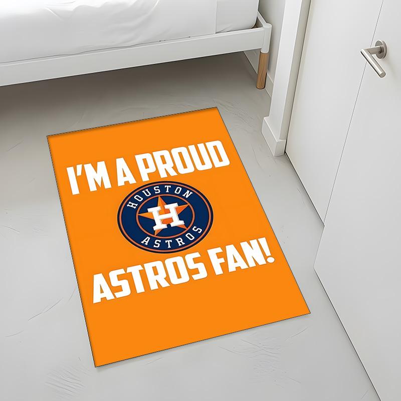 Houston Astros (28) Dywan Nadaje się do Salonów Sypialni Pokojów Komputerowych Jadalni Oraz Do Umieszczania Pod Stołami I Krzesłami Również Idealny Wybór Dla