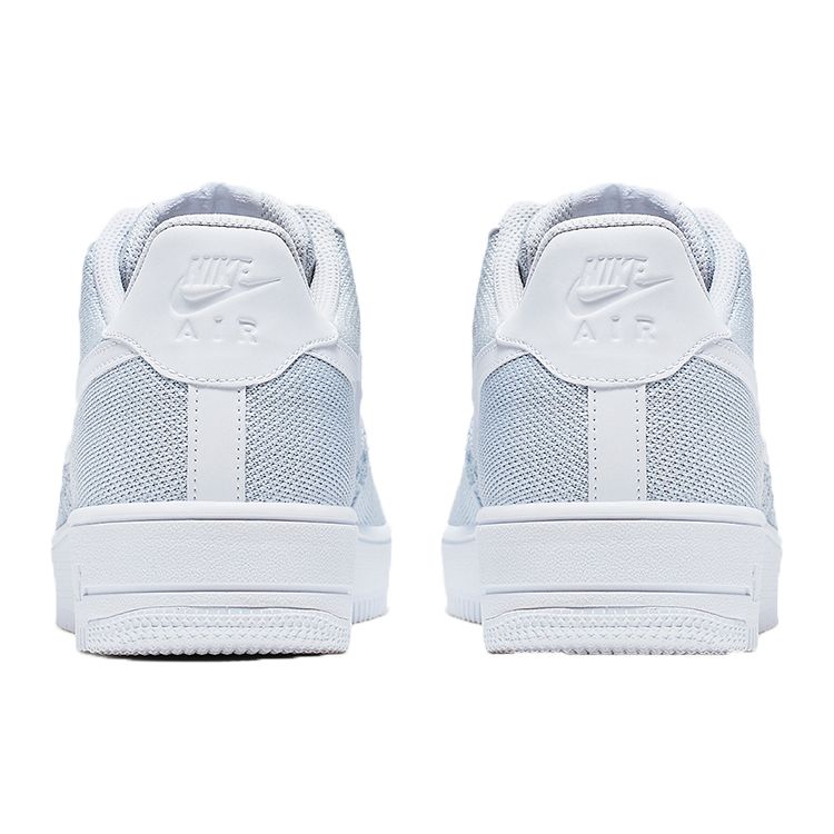 Nike Air Force 1 Flyknit Low 2.0 Pure Platinum Unisex Tenisky Bílé AV3042-100