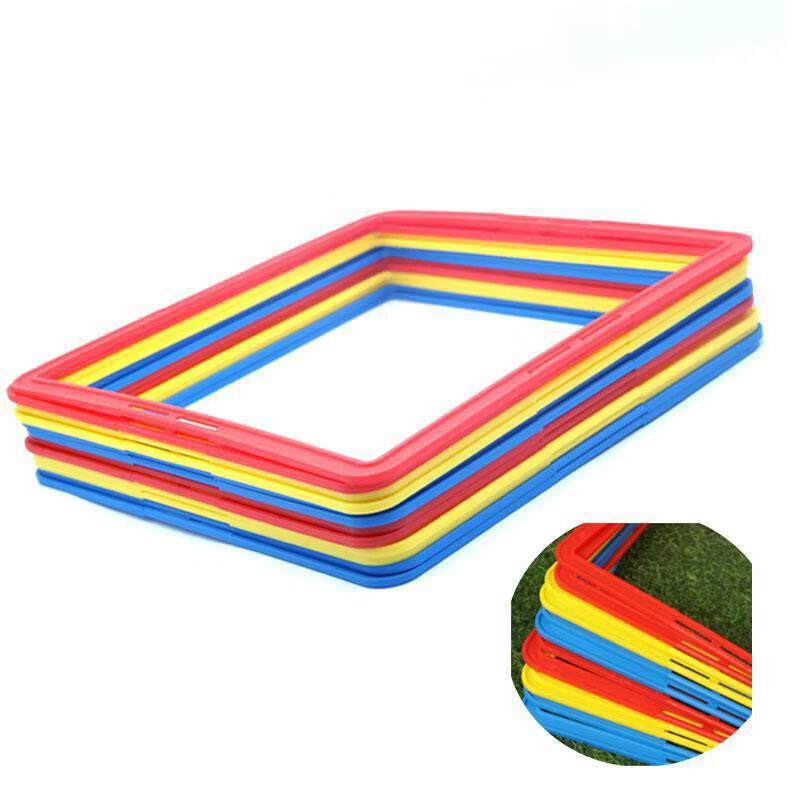Square Football Training Ring Set