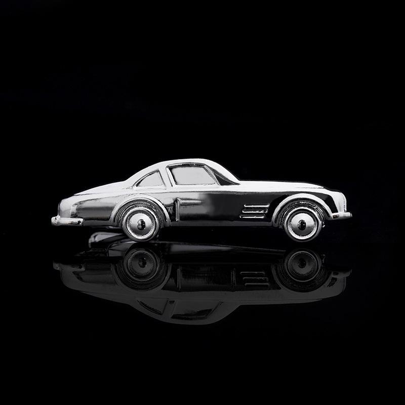 Men's Gold & Silver Creative Tie Clip for Weddings & Formal Wear