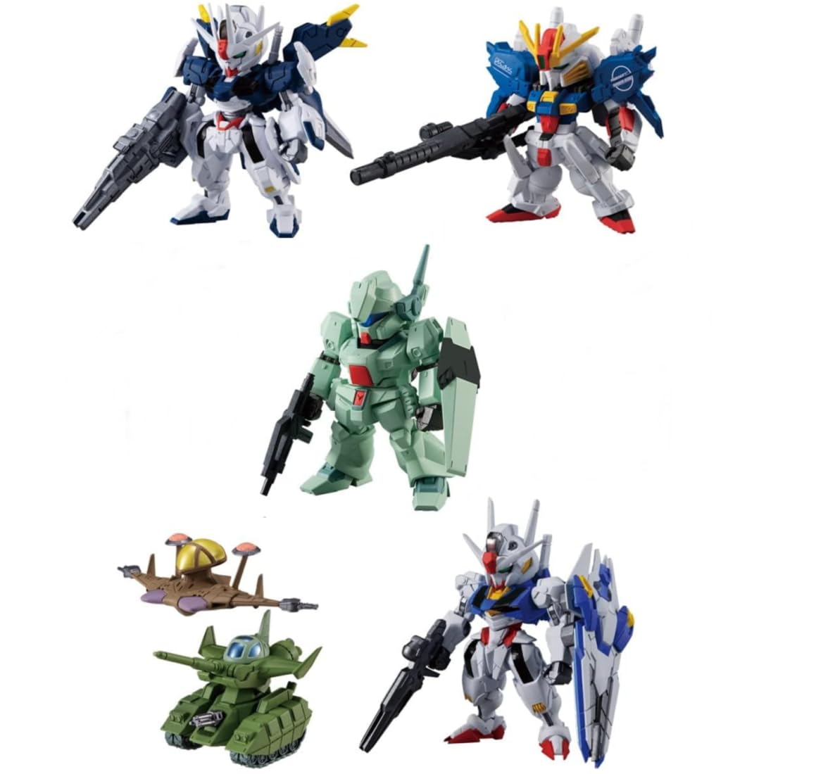 

FW GUNDAM CONVERGE 23 [Assorted 5 types set] 2 types of aerials, S Gundam, Jegan, Lugun & Magella Attack (Gundam series)