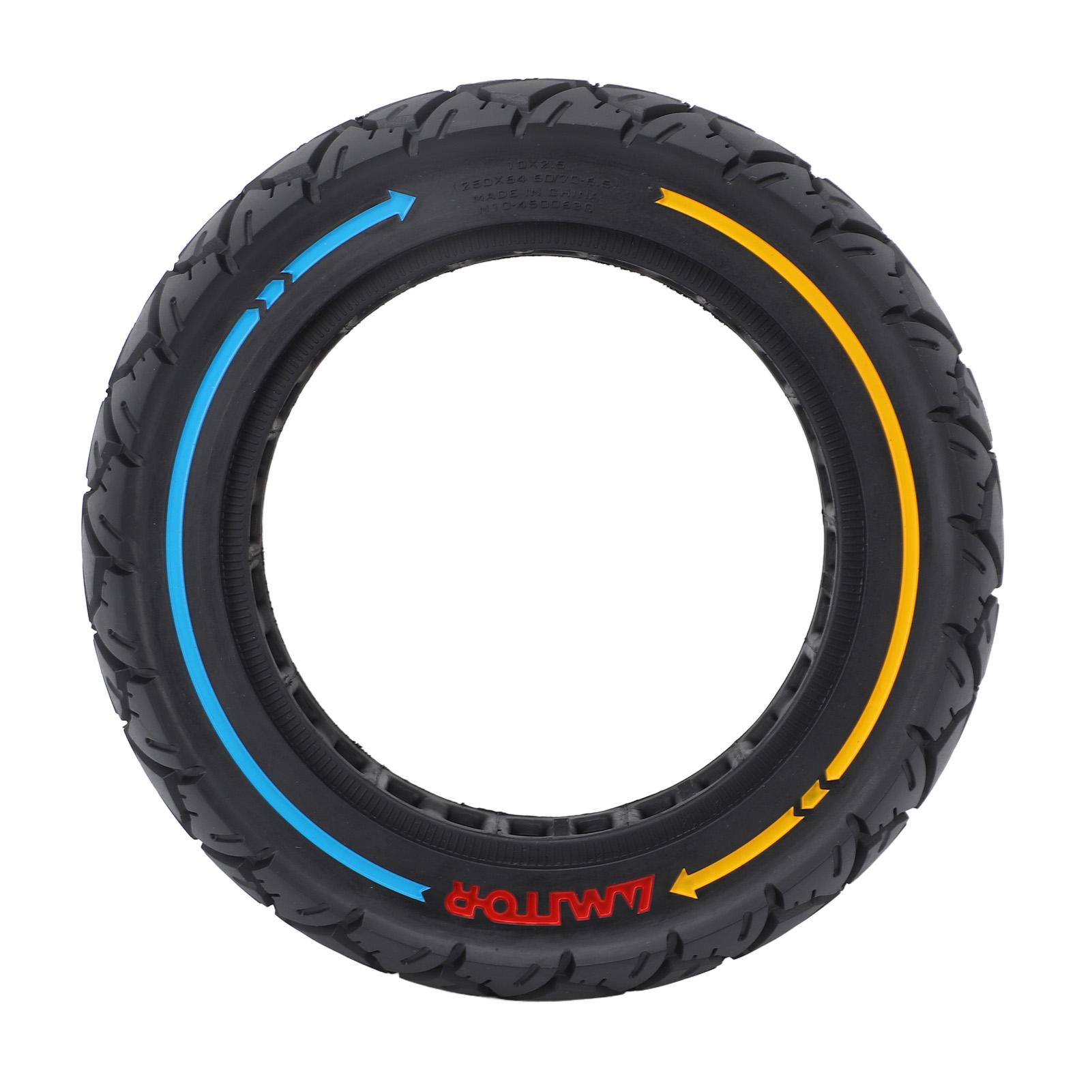 

10x2.5 Electric Scooter Tire Colorful Rubber Anti Skid Scooter Honeycomb Solid Tire for G30 Scooter
