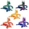 Auf Lager 3D-gedruckter Drache kann stehen Chinesische Drachenornamente Gelenk bewegliches kreatives Drachen-3D-Spielzeug