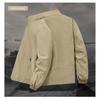 Veste Coupe-Vent Légère à Col Montant pour Homme, Imperméable Décontractée à Fermeture Éclair