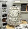 Schoolbag Japanese ins style high-value backpack female new printed junior high school student schoolbag college style travel backpack