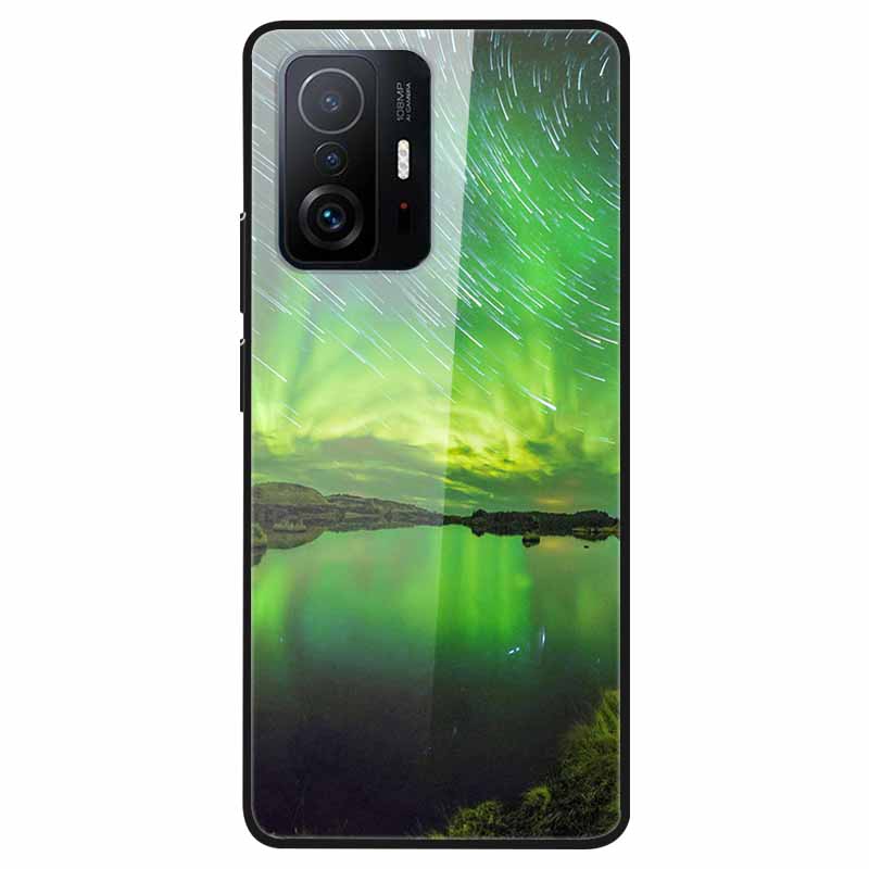 For Xiaomi 11T Tempered Glass Case Soft Bumper Hard Funda For Xiaomi mi 11T Pro Phone Case 11 T 11T Pro 11TPro Back Cover Shells